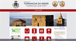 Desktop Screenshot of comune.terranova-da-sibari.cs.it