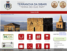 Tablet Screenshot of comune.terranova-da-sibari.cs.it